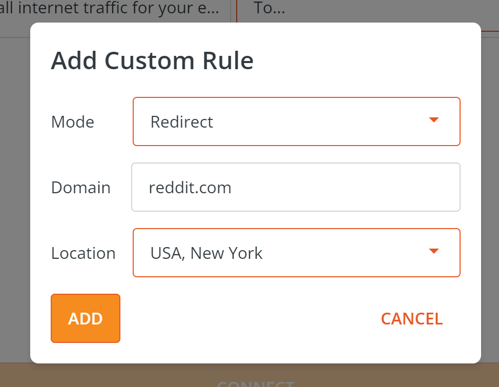 HideAway VPN UI