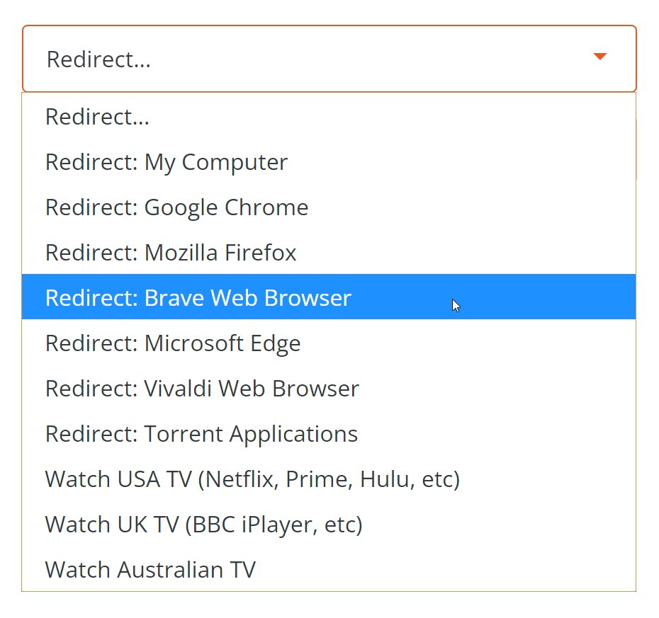 HideAway VPN UI