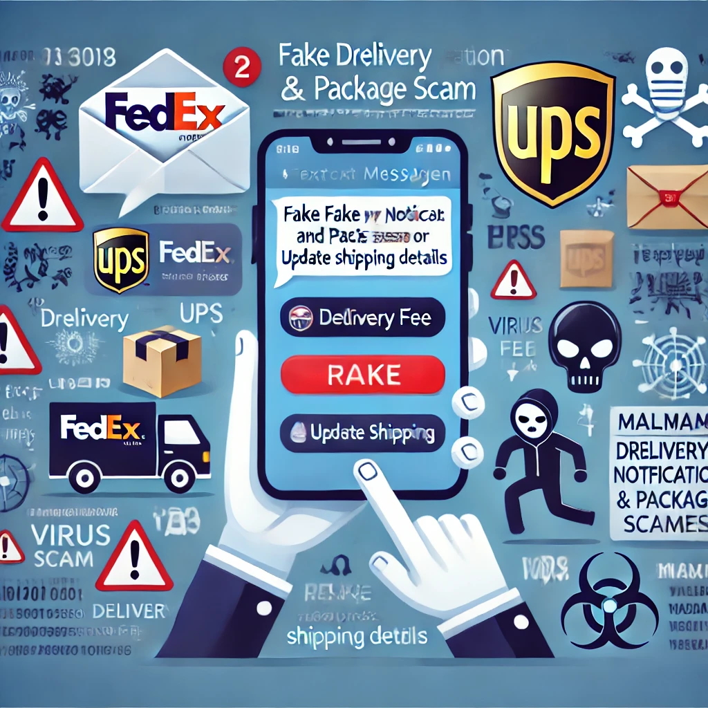 how delivery notification scams work