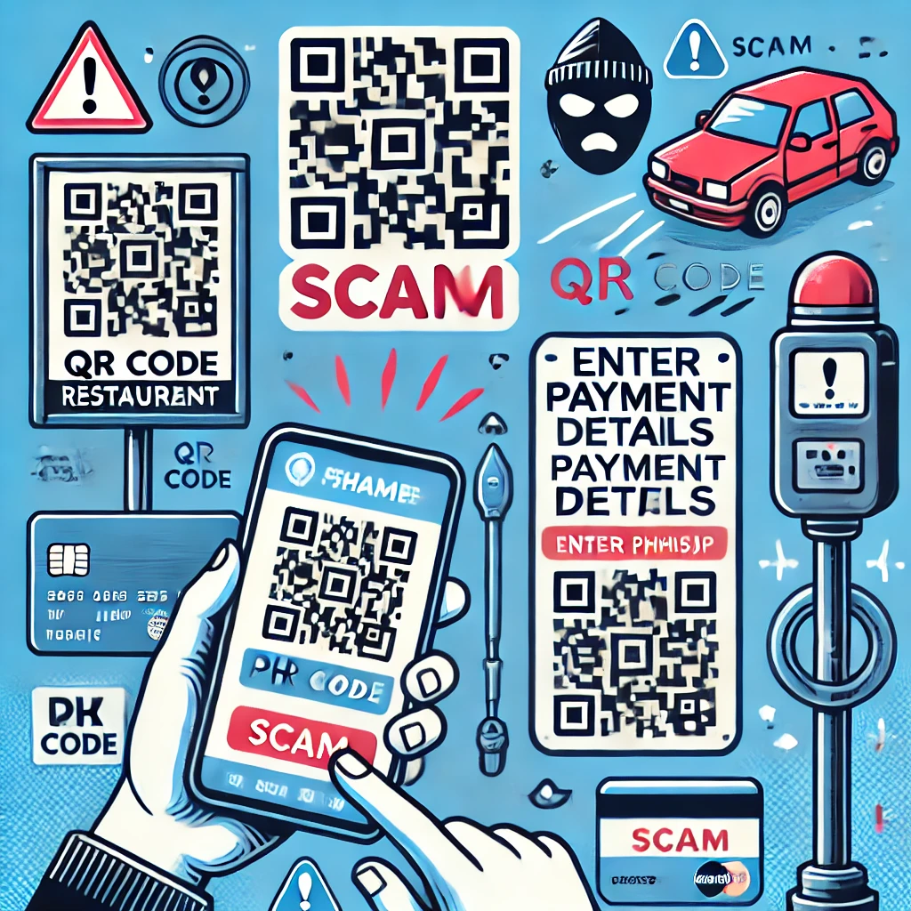 how do qr code scams work