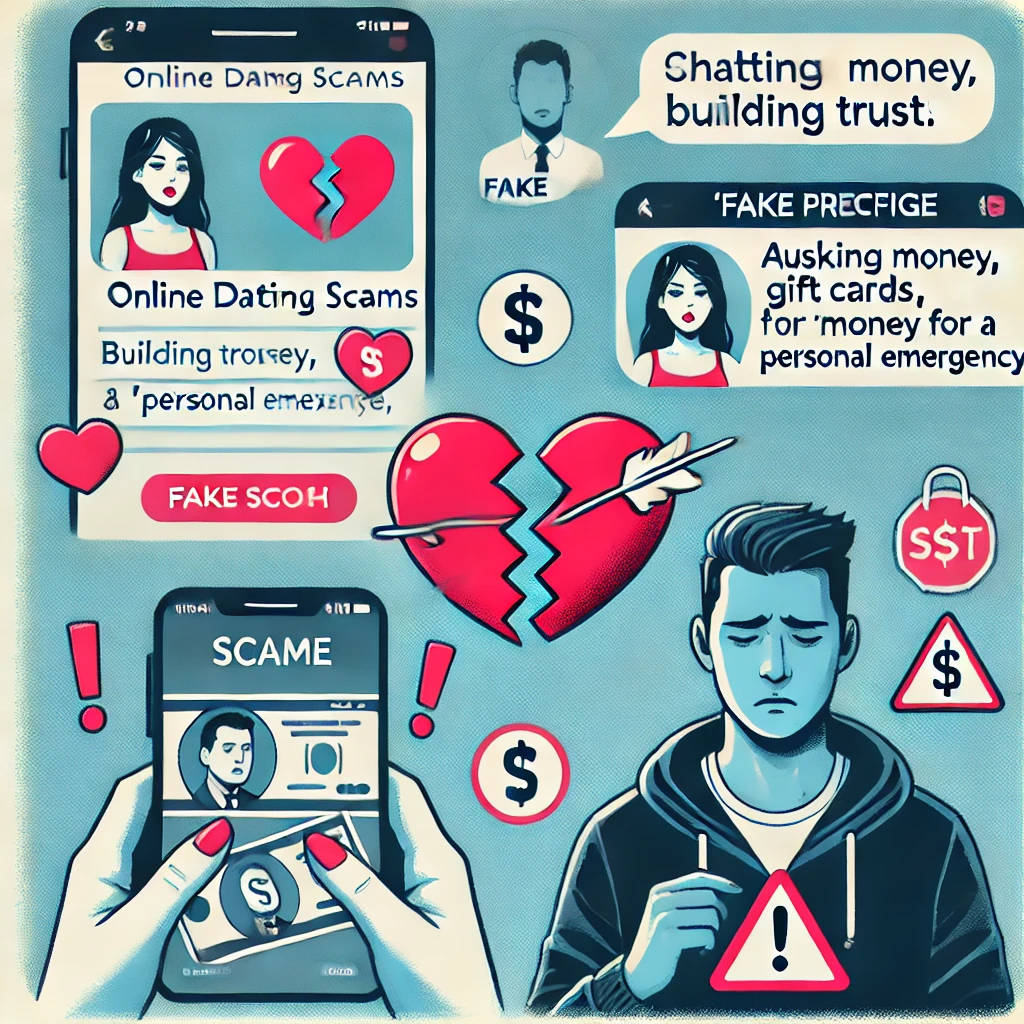 how romance and online dating scams work