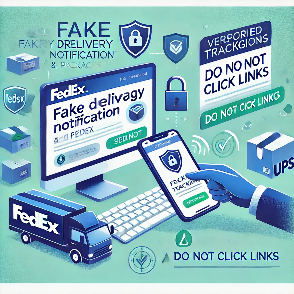 how to stay safe from delivery scam notifications