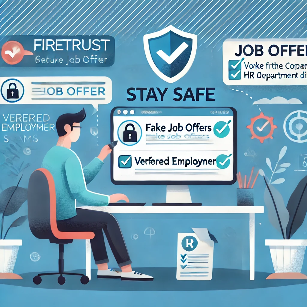 how to stay safe from fake job offers and work from home offer scams