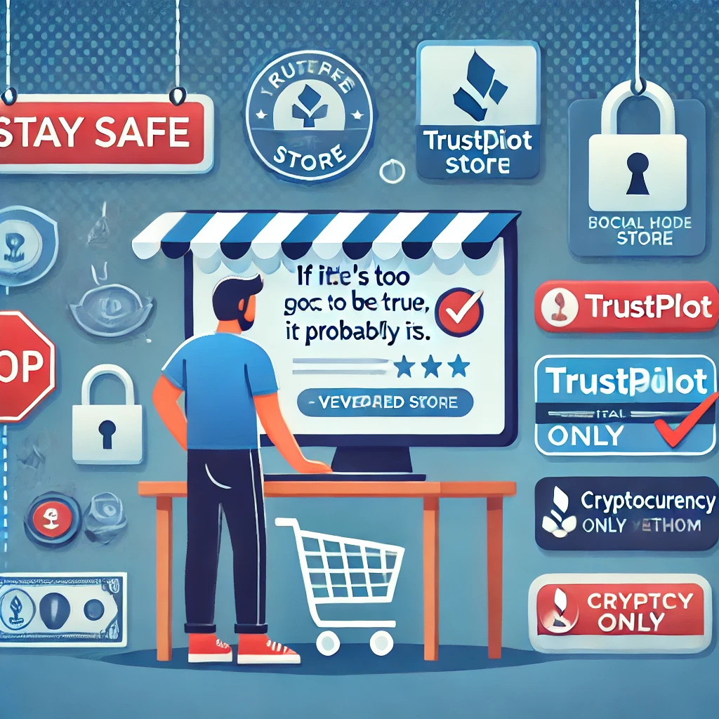how to protect yourself from fake online stores and social media fake accounts