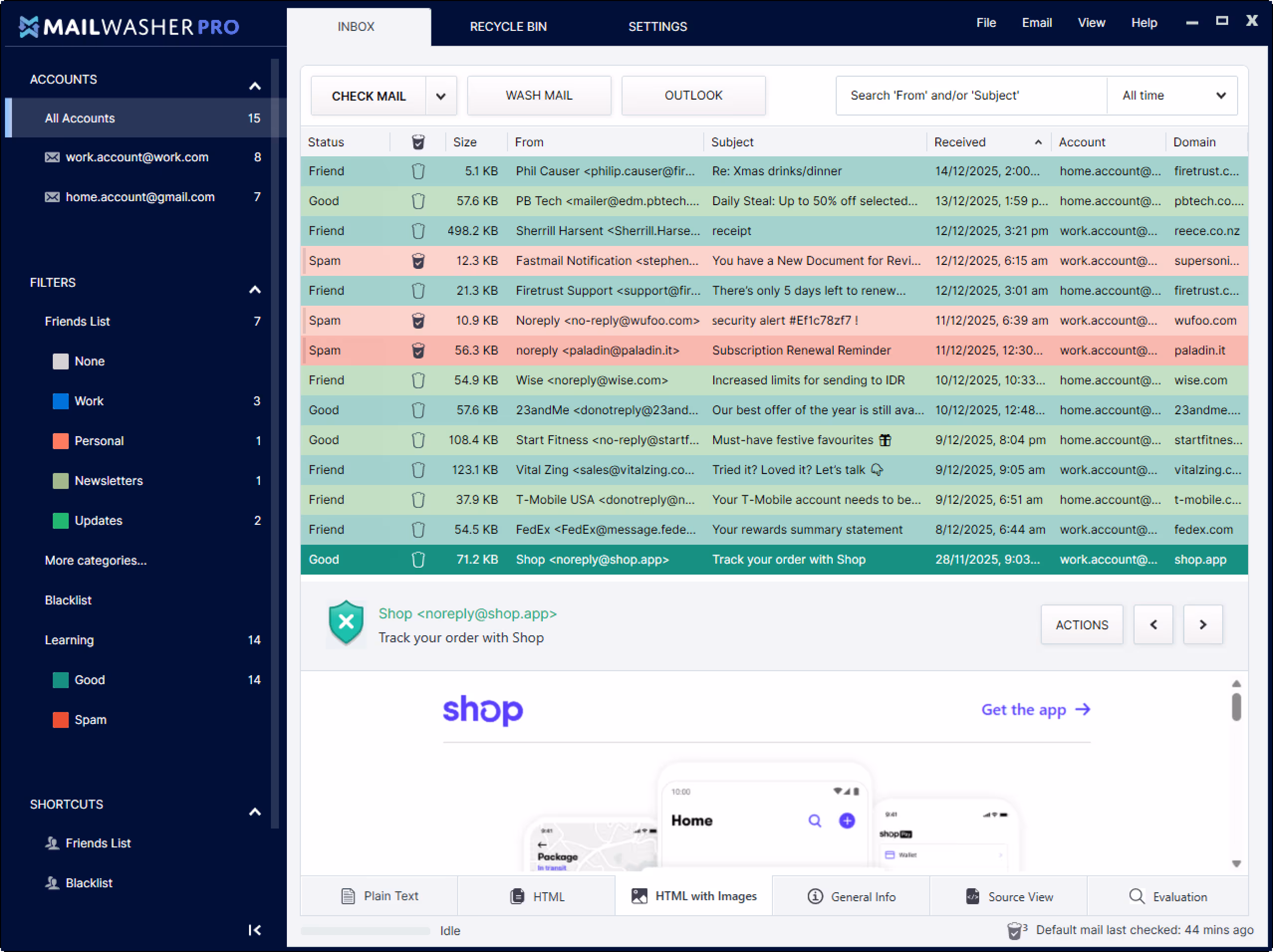 MailWasher Free 8.0.119 for Windows