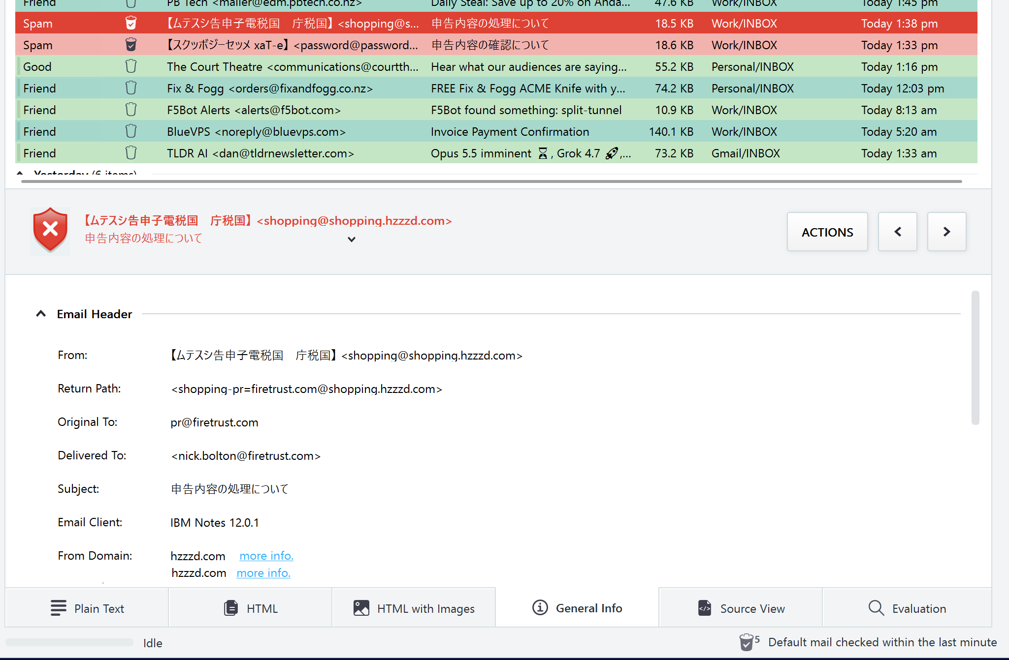 MailWasher can preview email before downloading
